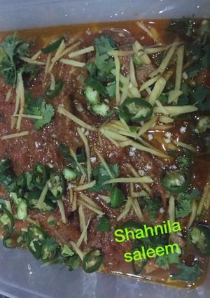 A picture of Mutton koyla kharai.