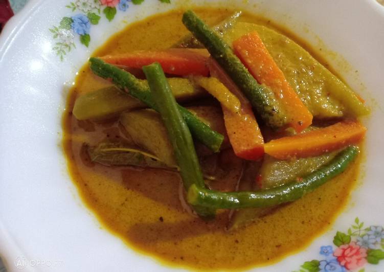 Resep Gulai terong ungu campur² | Langkah Membuat Gulai terong ungu campur² Yang Lezat