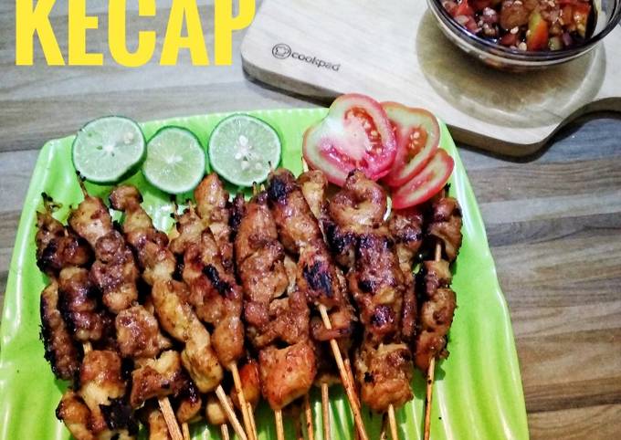 Sate ayam sambel kecap