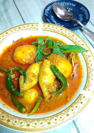 Foto resep Gulai Cumi isi Tahu Telur