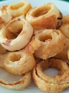 Foto principal de Aros de cebolla caseros en airfryer