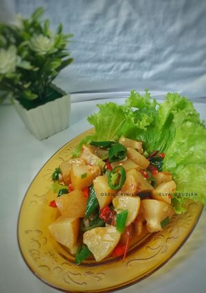 Foto resep Oseng kikil pedas simple