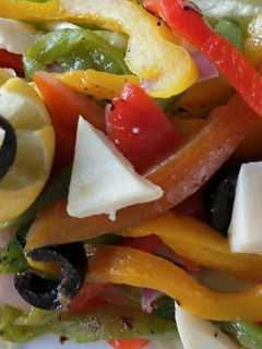 A picture of Greek salad.