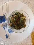 Saag with egg fry
