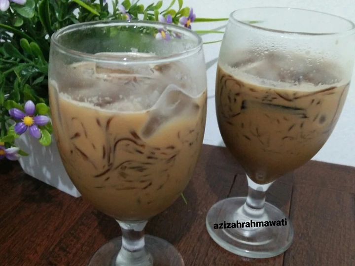 Langkah Gampang Membuat Resep Es Capcin (Capucino Cincau) yang Menggugah Selera Anti Ribet, Bikin Ngiler