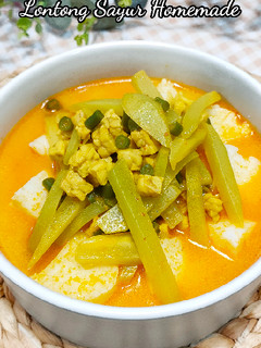 Foto resep Sayur Labu Siam/Lontong Sayur Dengan Fiber Creme