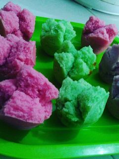 Foto resep Apem nasi rainbow