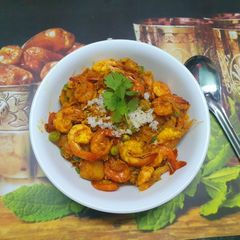 A picture of Cabbage with Prawns.