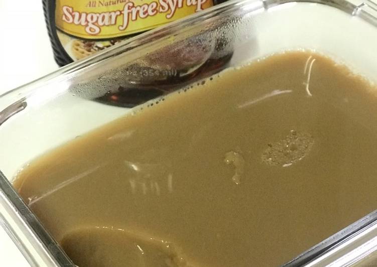 Flan de café con leche
