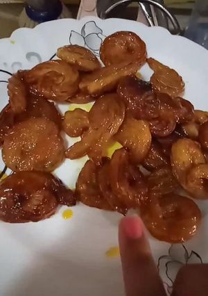 عکسی از دستور بامیه بدون وانیل