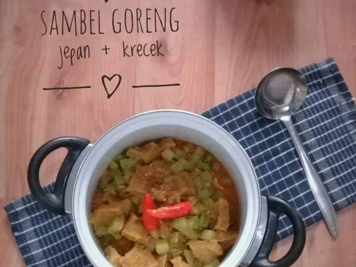 Langkah Gampang Menyiapkan Resep Sambel Goreng Jepan + Krecek yang Lezat Sekali Anti Ribet, Uenak Banget