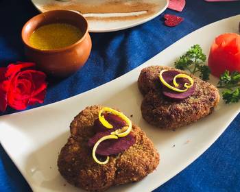 Unique Recipe Beetroot Cheese cutlet Restaurant Style