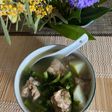 Canh su hào nấu sườn