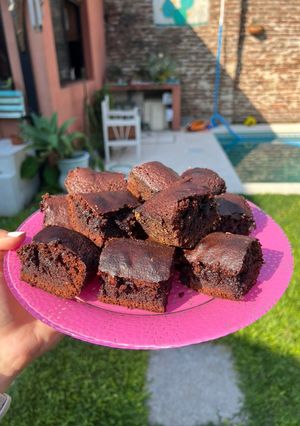 Una foto de Brownies con cacao