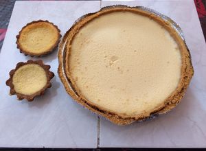 Una foto de Mini- pay y pay de queso horneado