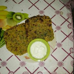 A picture of Multi grain masala parotha.