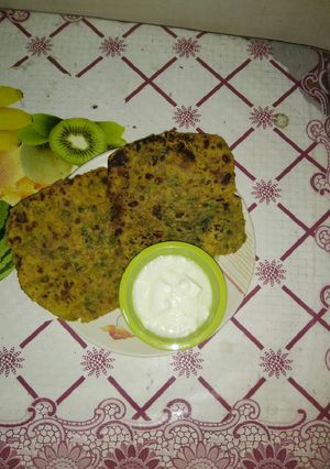 A picture of Multi grain masala parotha.