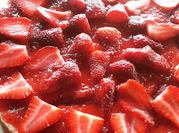 Una foto de cheesecake proteico