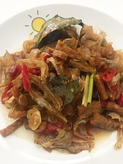 Foto resep Ikan Asin Kapas & Orek Tempe
