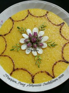 عکسی از دستور شله زرد