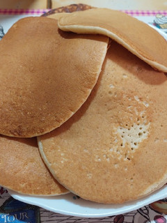 Una foto de Panquecas fáciles y esponjosas con aroma de vainilla