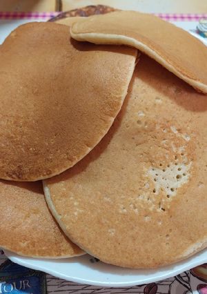 Una foto de Panquecas fáciles y esponjosas con aroma de vainilla