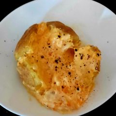 A picture of My 2 Cheese & Onion Jacket Potato 😀#Lunch#Dinner.
