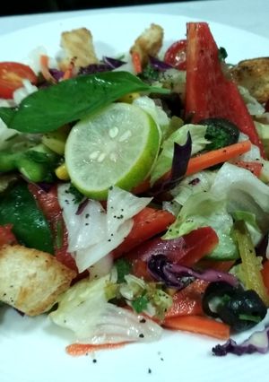 A picture of Fresh Garden Salad (Pico de Gallo).