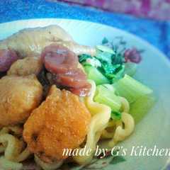 A picture of Mie Bakso Ceker Homemade.