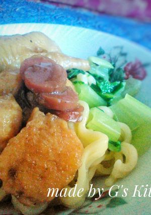 Foto resep Mie Bakso Ceker Homemade