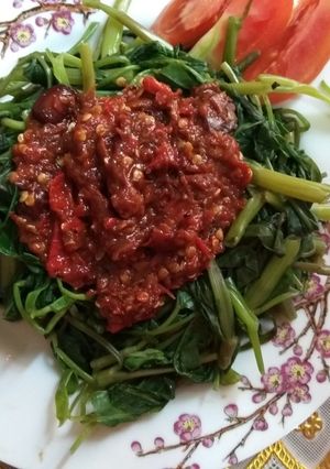 Foto resep Plecing kangkung khas lombok