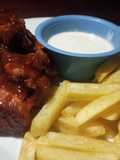 Costilla agridulce con papas