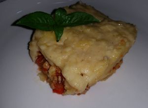 Una foto de Pastel de Polenta