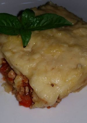 Una foto de Pastel de Polenta
