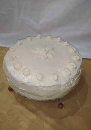Banános - pudingos torta recept fotója