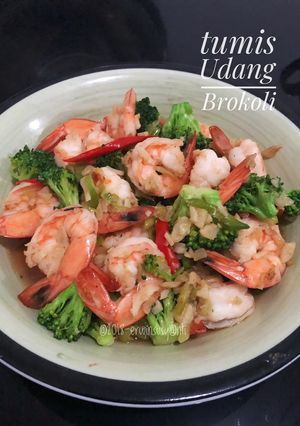 Foto resep Tumis Udang Brokoli
