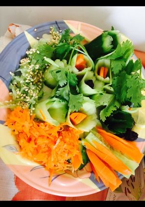 A picture of Vegetables salad.