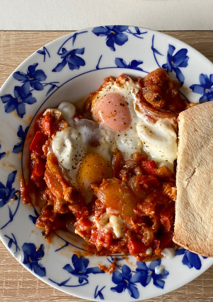Una foto de Shakshuka