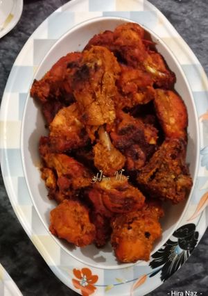 A picture of Chicken tikka.