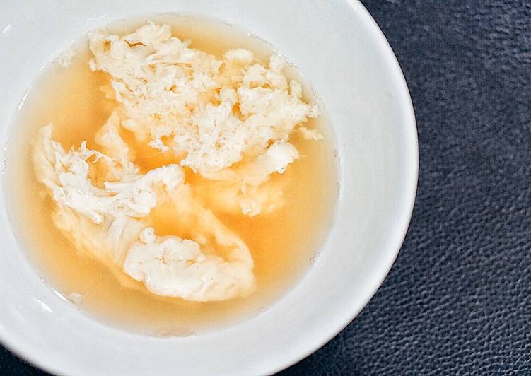 Cara memasak Sup telur ala Jepang Anti Gagal