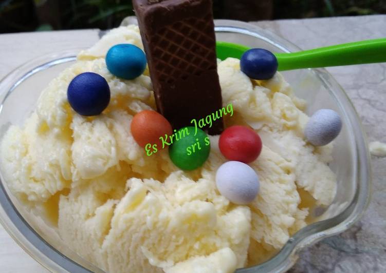 Resep Es Krim Jagung Anti Gagal