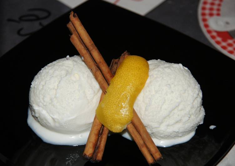 Helado casero de Leche Merengada
