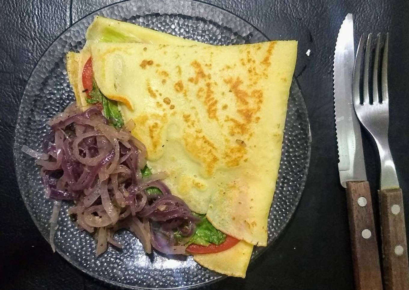 Crepes caseros saludables (wraps) 😋🌯