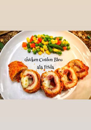 Foto resep Chicken cordon bleu rumahan