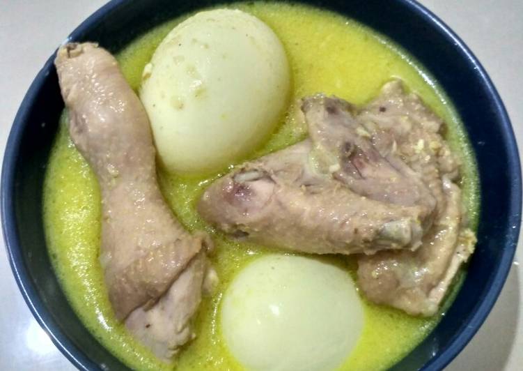 Resep Opor ayam dan telur Anti Gagal