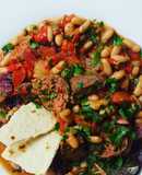 Cazuela de carne y porotos