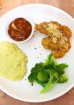 Foto resep Chicken steak with mashed potato