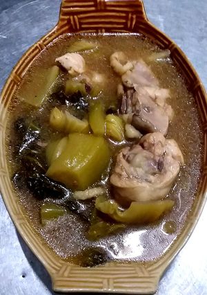 รูปของ ไก่ต้มผักกาดดอง