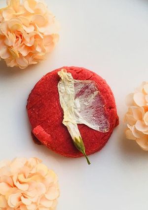 Foto resep 🥜🌷Cookies kacang red velvet 🍪🇲🇨(gluten free)