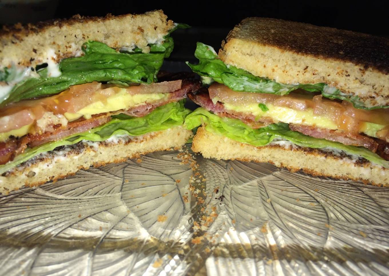 B.A.L.T.S. Bacon Avocado Lettuce Tomato Sandwiches